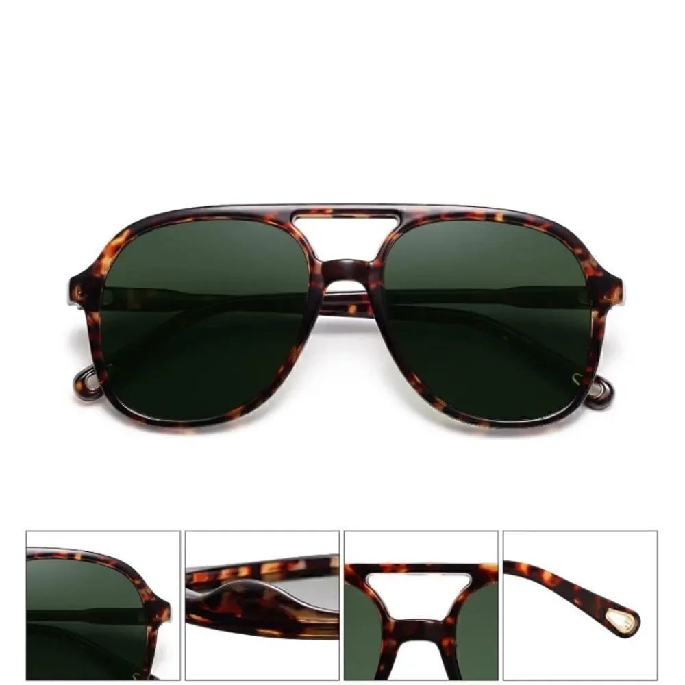 Retro Aviator Sunglasses - Picture 3 of 3